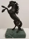 Bronzefigur Steigendes Pferd 7