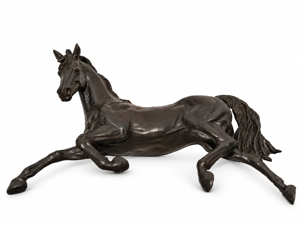 Bronzeskulptur Pferd Wandrelief