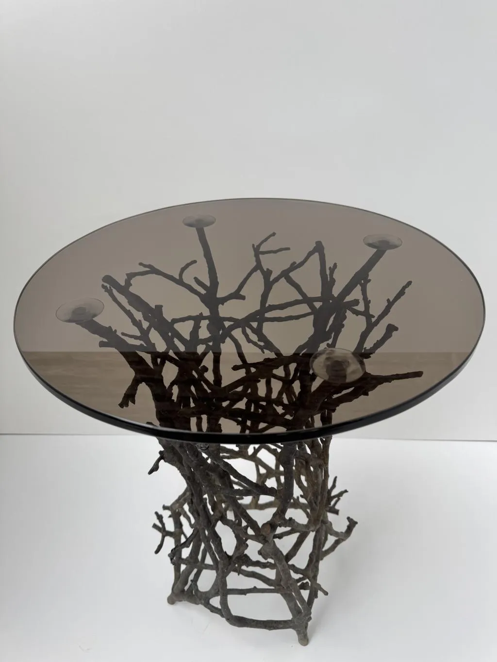 Cafe Bronze Gartentisch im Zweig-Design für Outdoor-Bereich 5