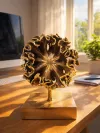 Contemporary Cast Bronze Sculpture Organic Geometry I 3