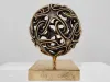 Contemporary Cast Bronze Sculpture Organic Geometry IV