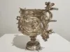 Coppa Potoria Romana in Argento Sbalzato e Cesellato 5