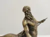 Der Kentaur Chiron Messing Skulptur 2