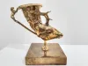Greek Brass Rhyton With Stag Head 7