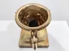 Greek Brass Rhyton With Stag Head 8