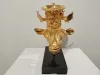 Greek Gold-Plated Silver Rhyton with Stag Head 1