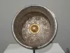 Greek Silver Libation Bowl Phiale with Almond Motifs