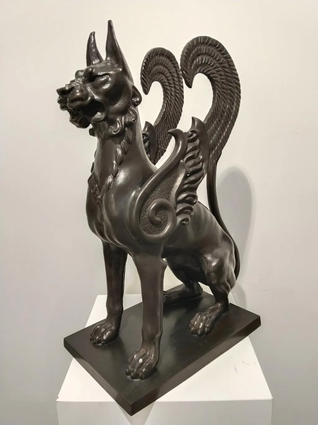 Greif Bronze Skulptur 4