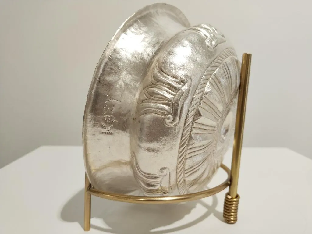 Griechische Silber Phiale Libationsschale Mit Geometrischen 3