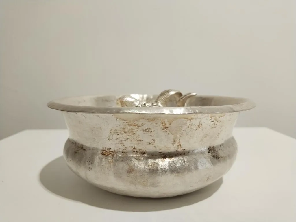 Griechische Silber Satyr Phiale Libationsschale 3