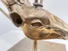 Griechisches Messing Rhyton mit Hirschkopf 9
