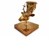 Griechisches Messing Rhyton mit Hirschkopf