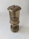 Grubenlampe Messing CYMRU Wales Replik