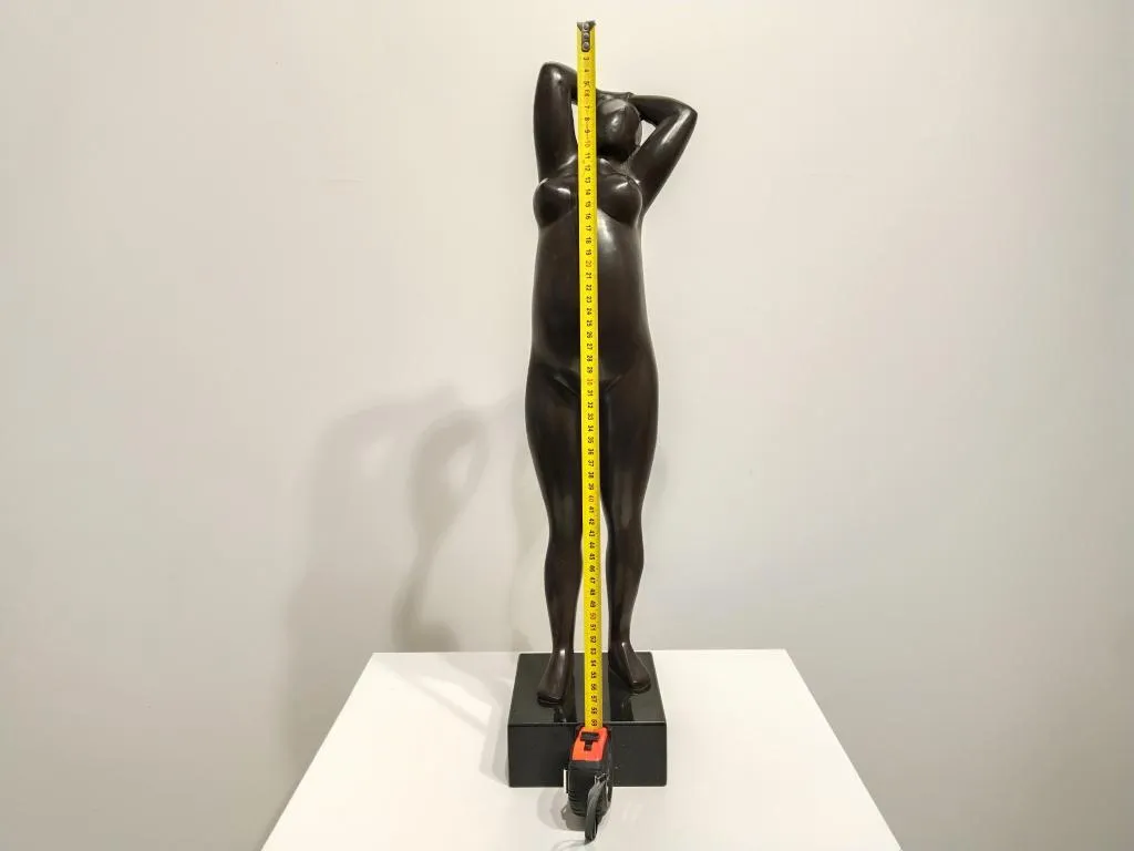 Gymnast II Bronze Sculpture by Margarita Pueva 12