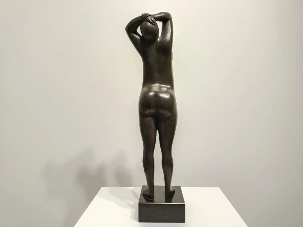 Gymnast II Bronze Sculpture by Margarita Pueva 6