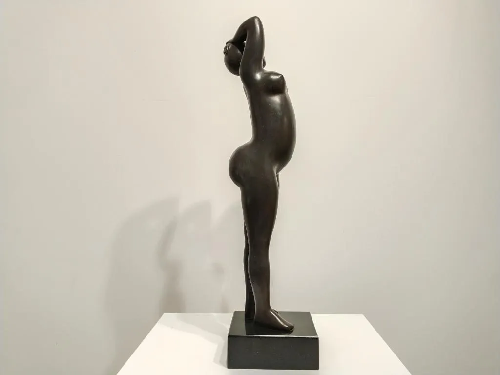 Gymnast II Bronze Sculpture by Margarita Pueva 7