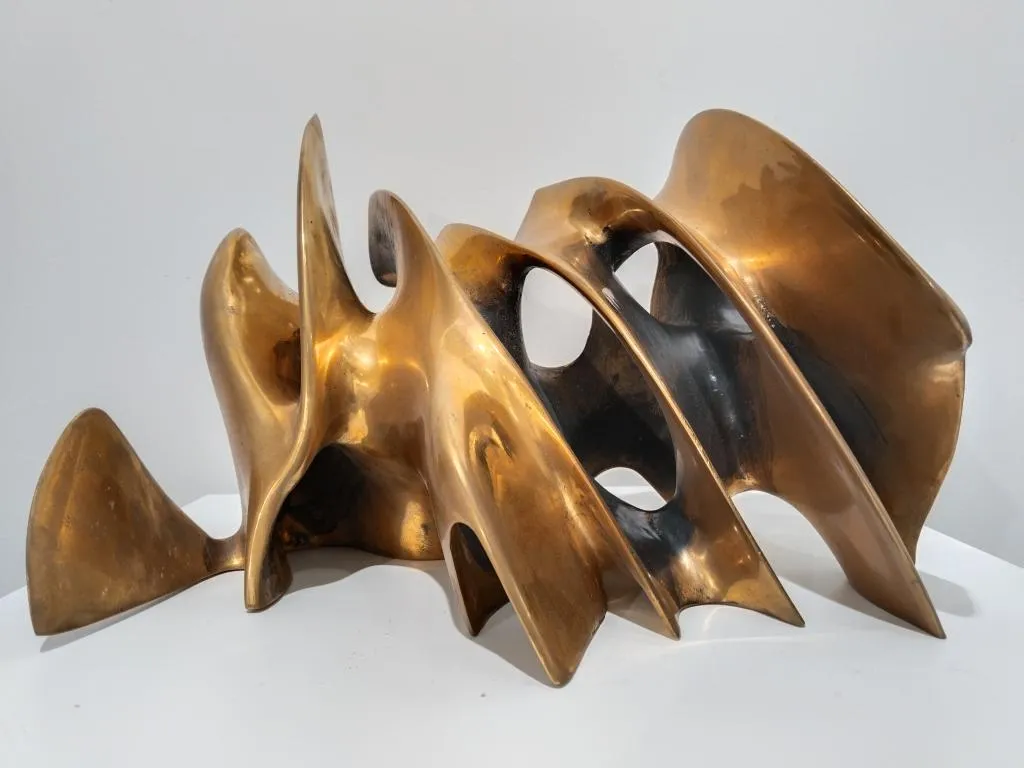 Gyroid-Fragmente Bronze Skulptur zeitgenössische Kunst 4
