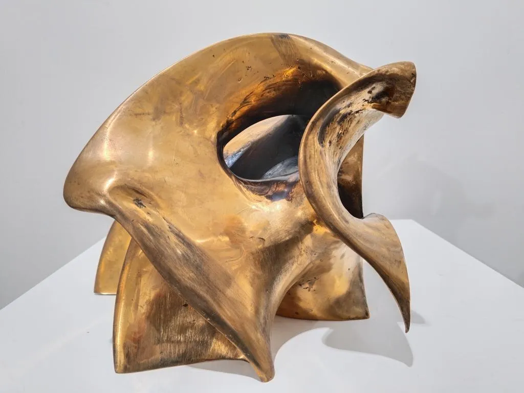 Gyroid-Fragmente Bronze Skulptur zeitgenössische Kunst 5
