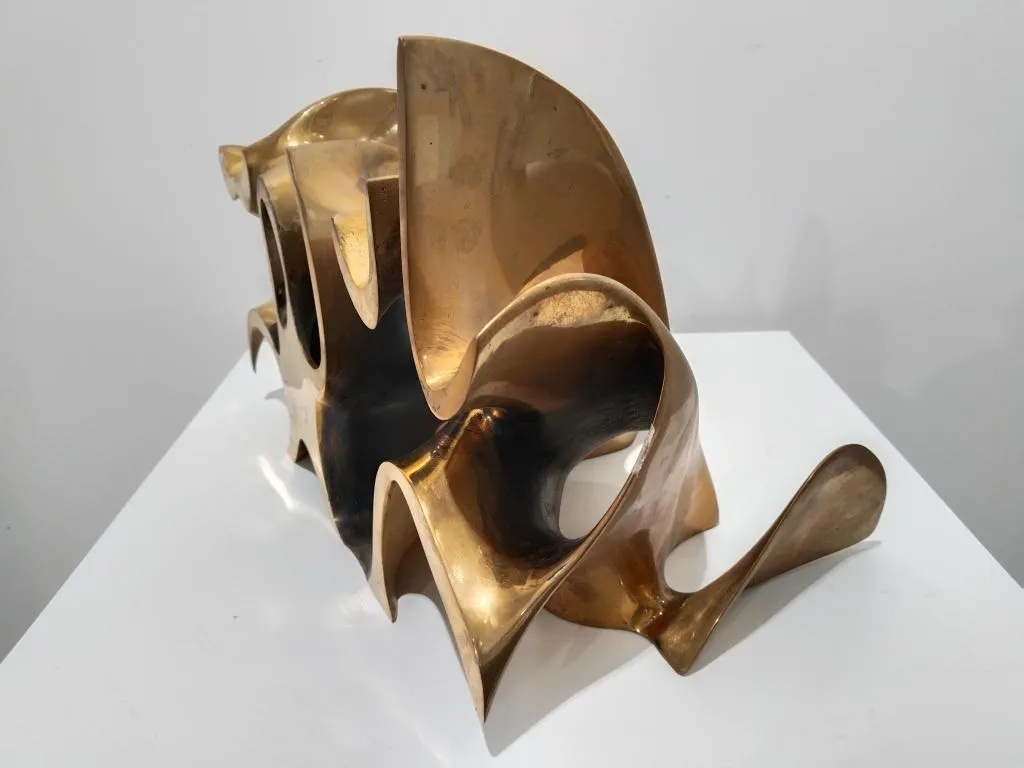 Gyroid-Fragmente Bronze Skulptur zeitgenössische Kunst 6