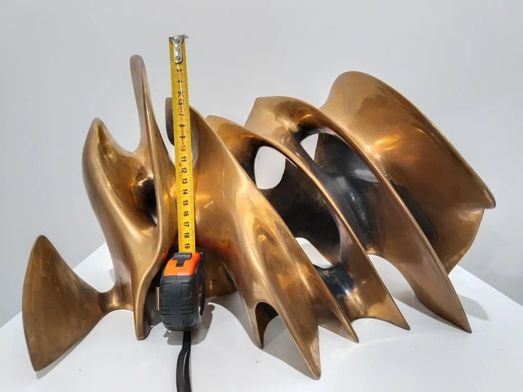 Gyroid-Fragmente Bronze Skulptur zeitgenössische Kunst 7