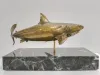 Hai Skulptur Bronze 6