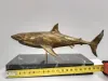 Hai Skulptur Bronze 9