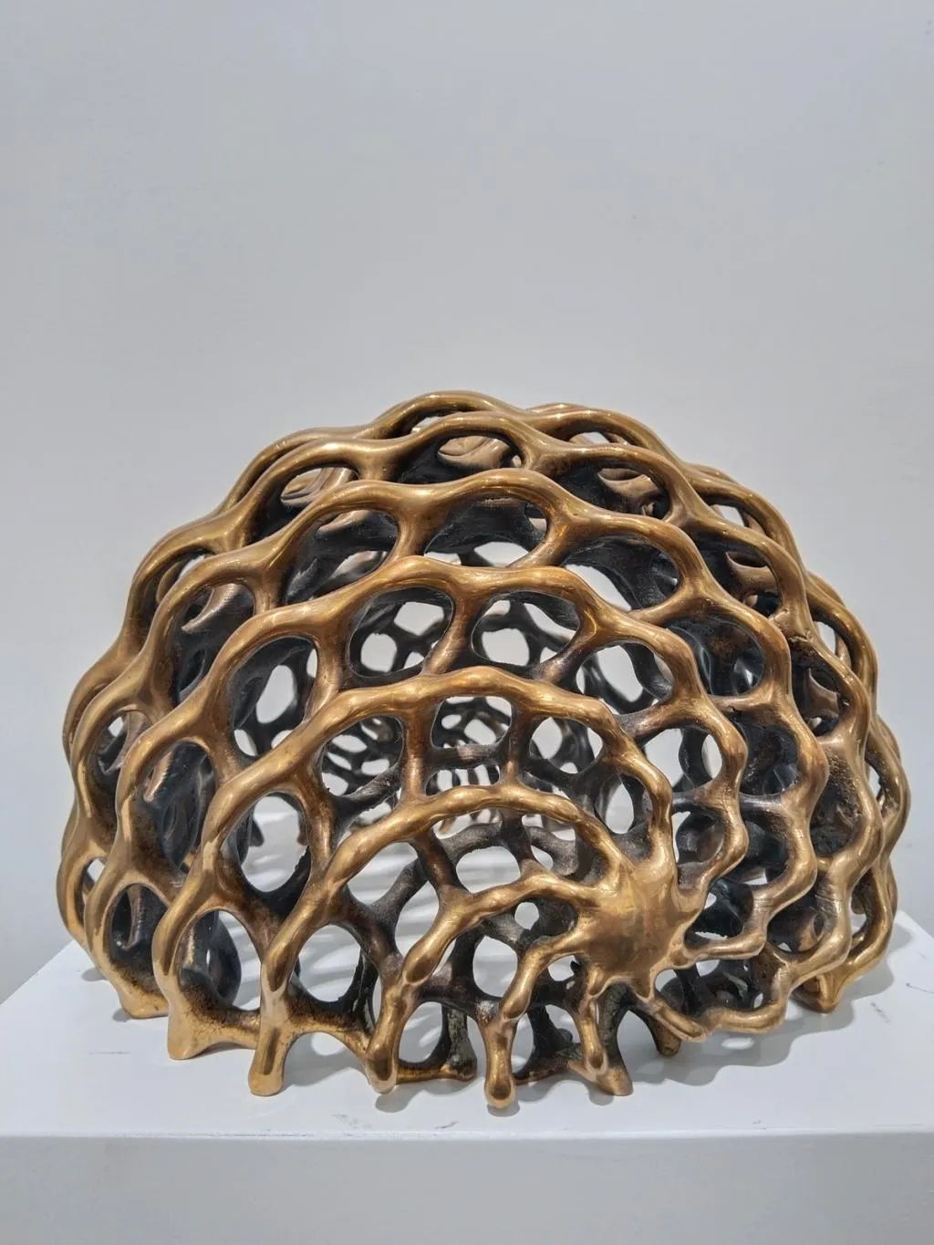 Half sphere modern sculpture contemporary art 1