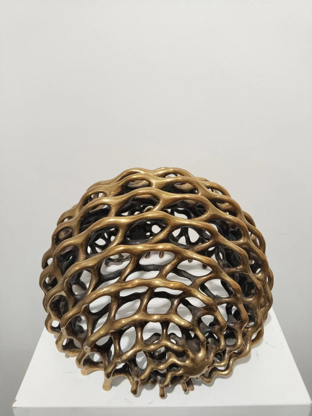 Half sphere modern sculpture contemporary art 4