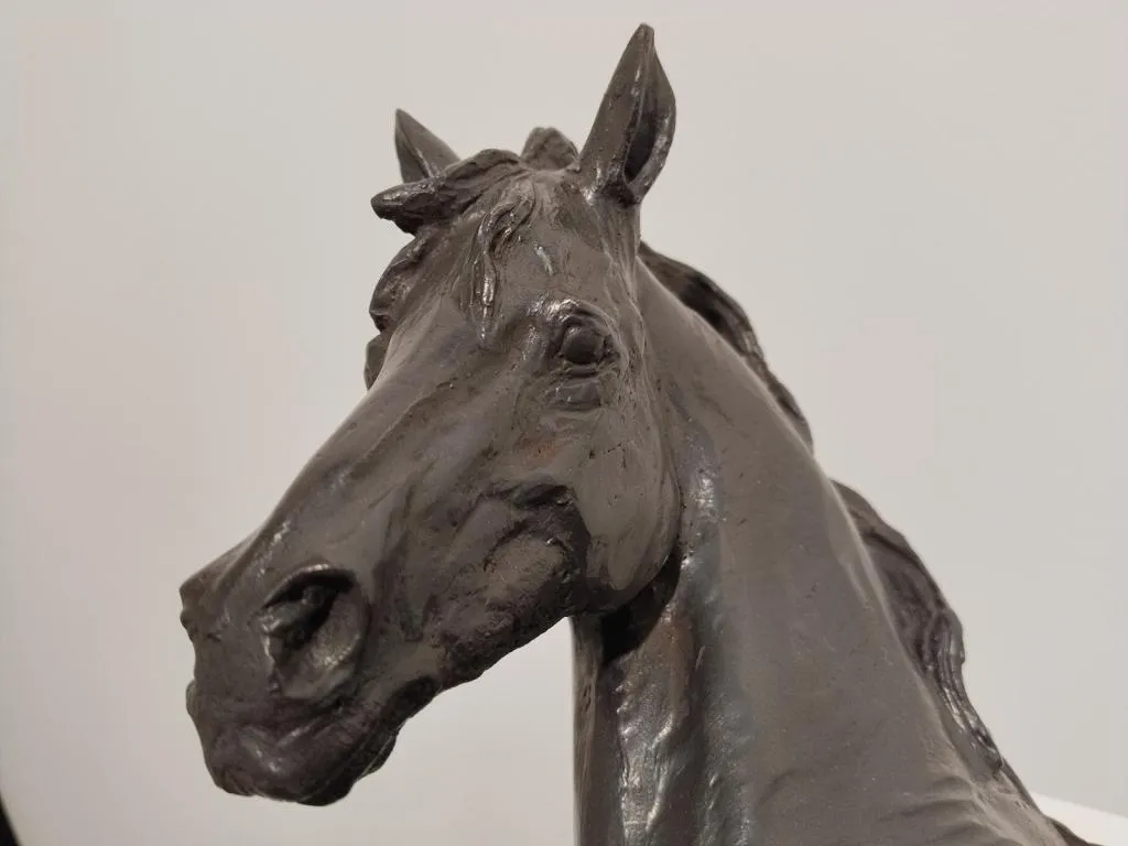Horse bronze wall sculpture 2
