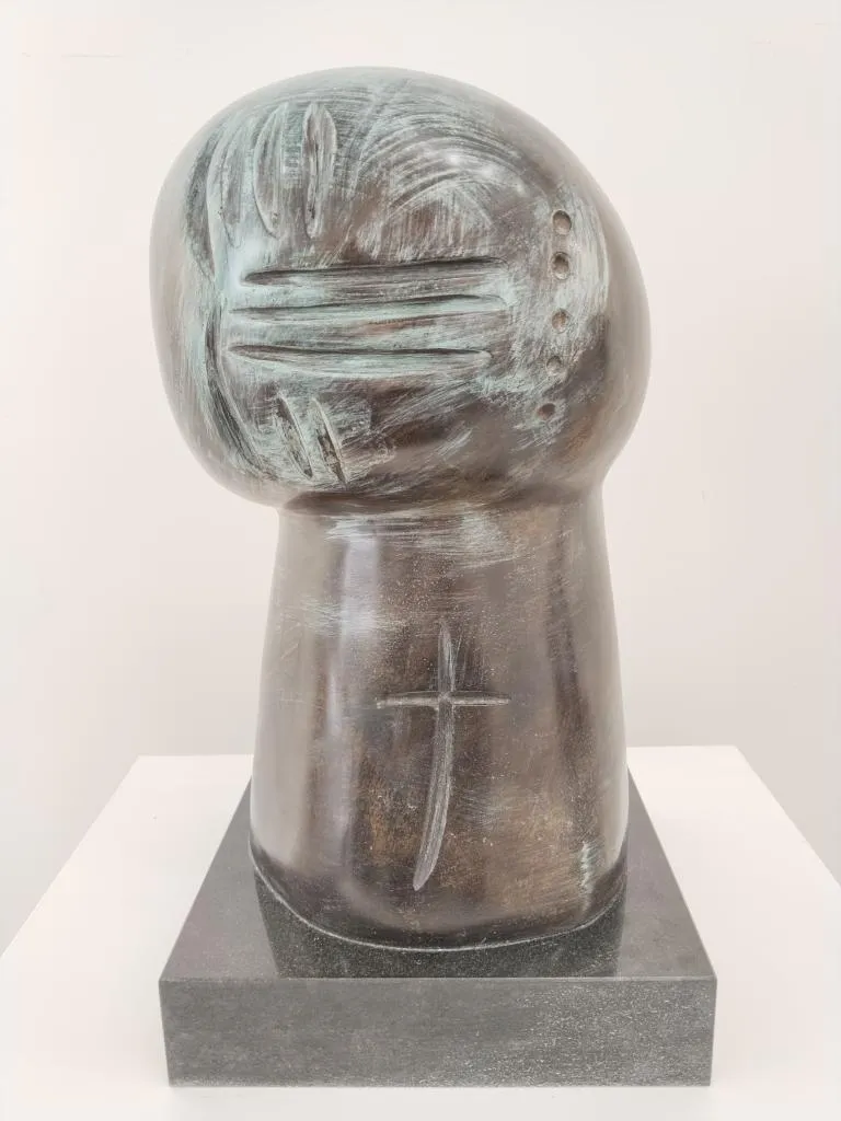 Kolio Karamfilov Bronze Head Sculpture 1