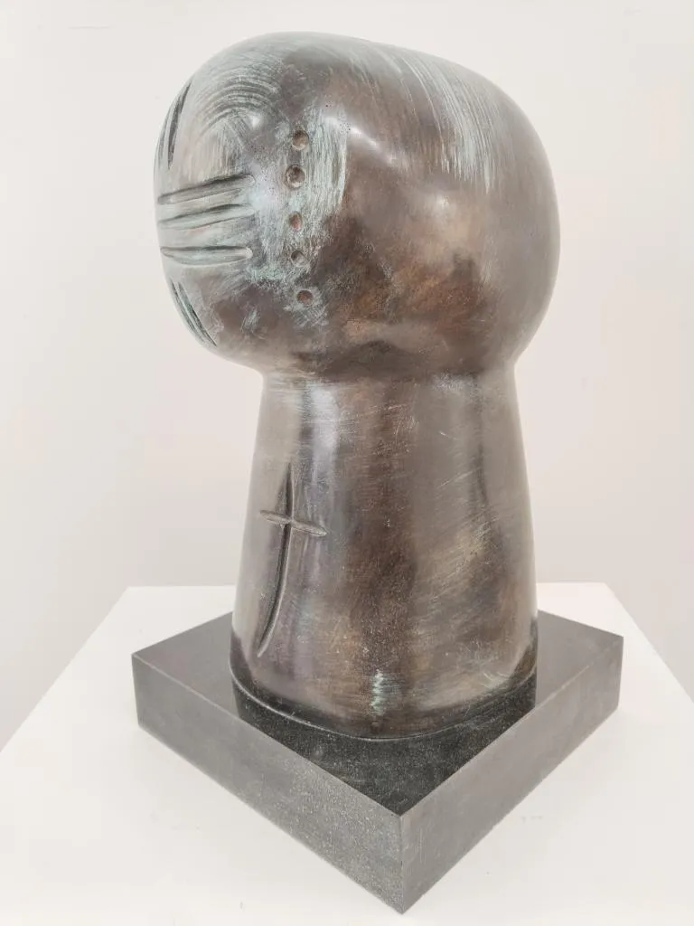 Kolio Karamfilov Bronze Head Sculpture 6