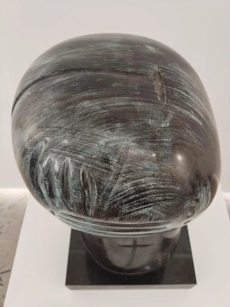 Kolio Karamfilov Bronze Head Sculpture 7