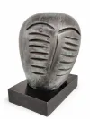 Kolio Karamfilov Bronze Modern Art Head Sculpture