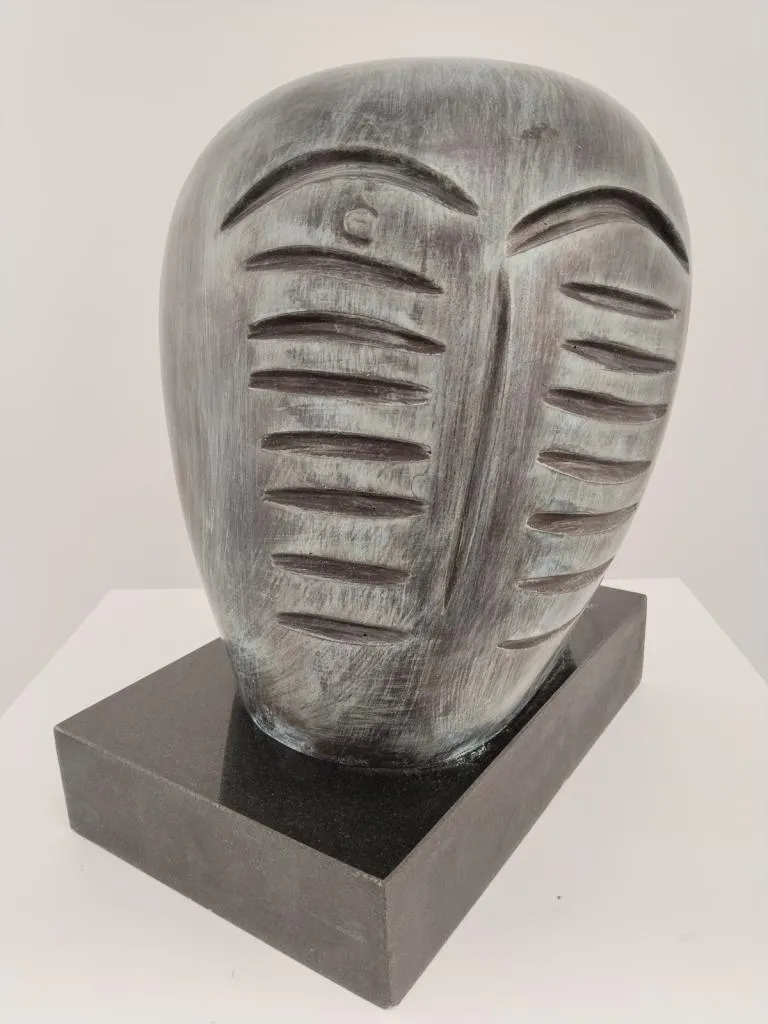 Kolio Karamfilov Moderne Kunst Kopf Bronze Skulptur 1