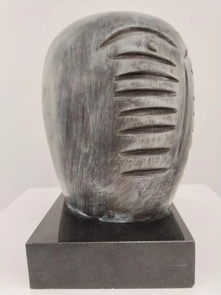 Kolio Karamfilov Moderne Kunst Kopf Bronze Skulptur 3