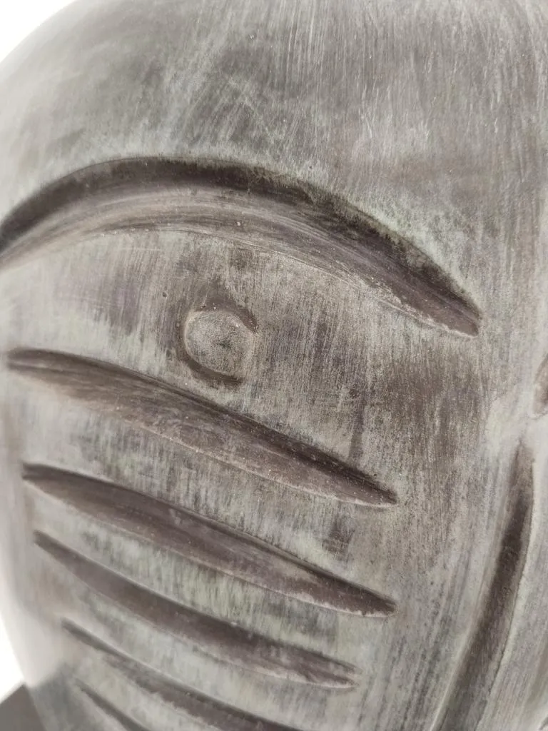 Kolio Karamfilov Moderne Kunst Kopf Bronze Skulptur 7