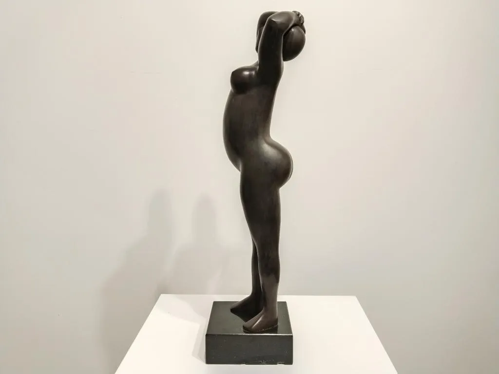 Kunstturnen II Bronze-Skulptur von Margarita Pueva 4