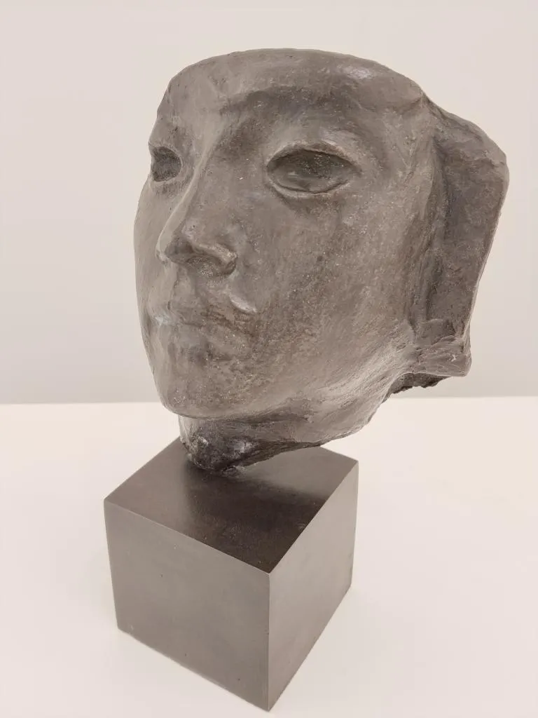 Ljubomir Daltschew Bronze Skulptur Maske 2