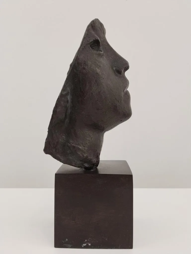 Ljubomir Daltschew Bronze Skulptur Maske 5