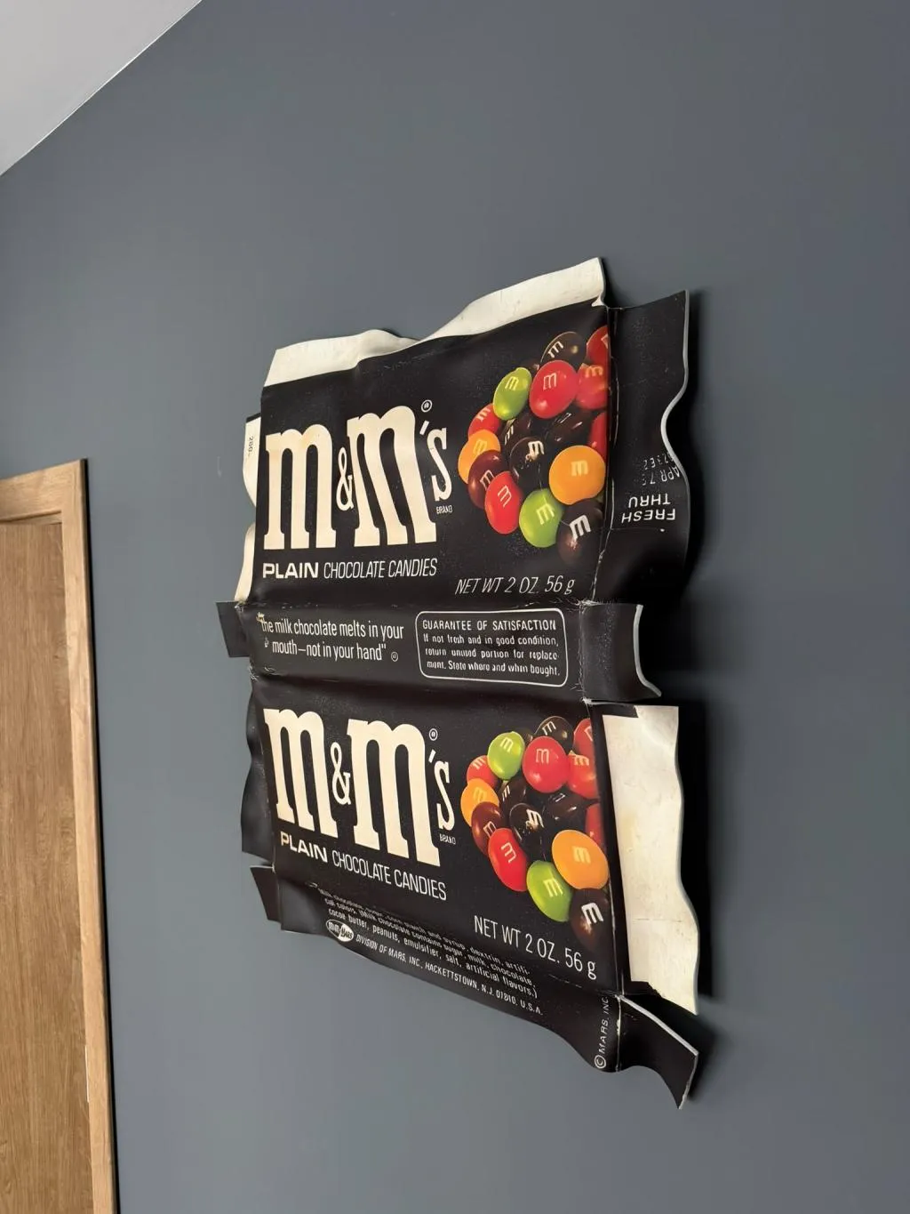 M and Ms Pop Art 3D Wandskulptur Moderne Wandkunst 3