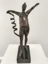 Margarita Pueva Bronze Gymnast III Sculpture 1