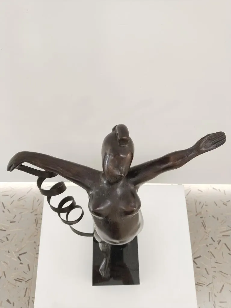 Margarita Pueva Bronze Gymnast III Sculpture 5
