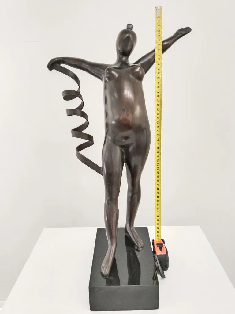 Margarita Pueva Kunstturnen III Bronze Skulptur 10