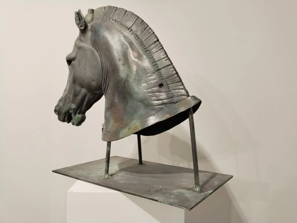 Medici Riccardi Horse Head Grünspan Bronze Guss Replik 10