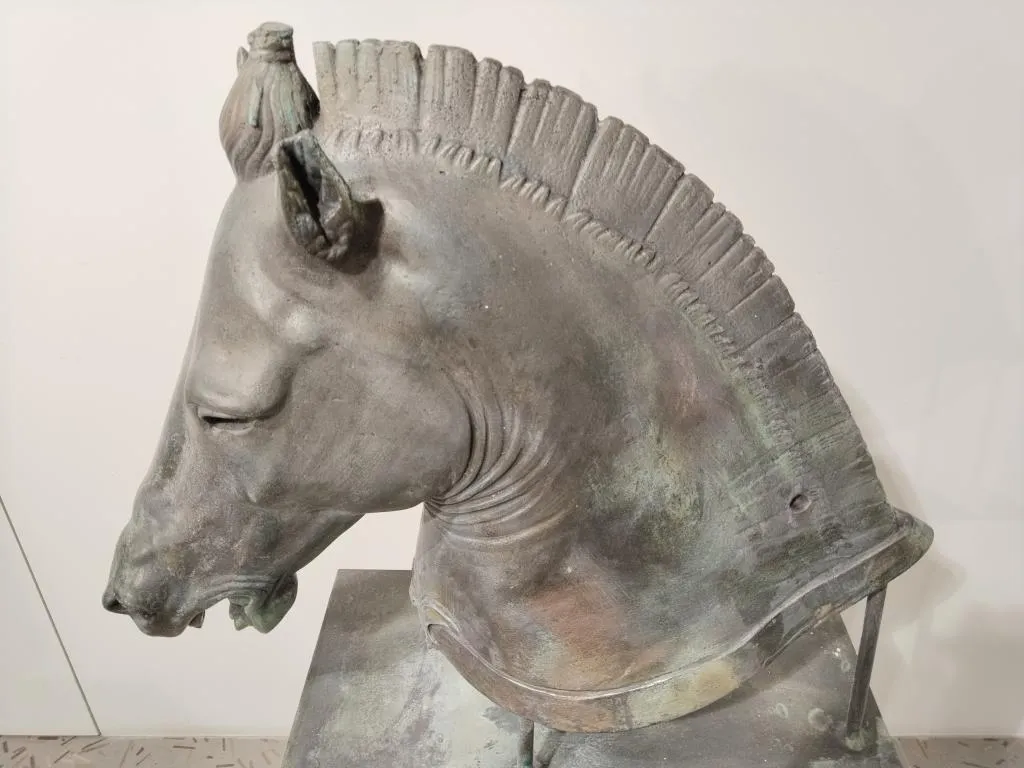 Medici Riccardi Horse Head Grünspan Bronze Guss Replik 8