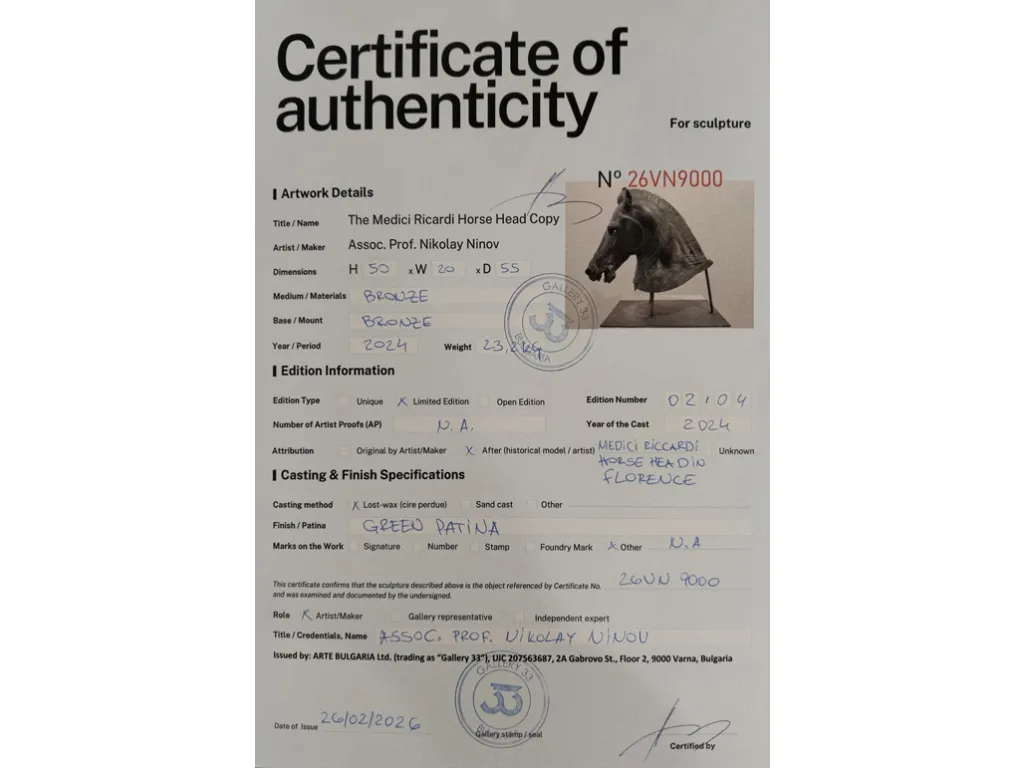 Medici Riccardi Horse Head Verdigris Cast Bronze Copy 11