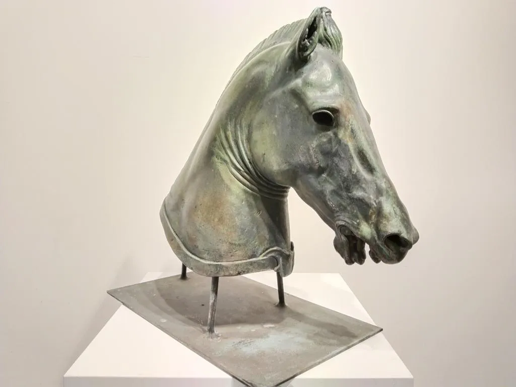 Medici Riccardi Horse Head Verdigris Cast Bronze Copy 2