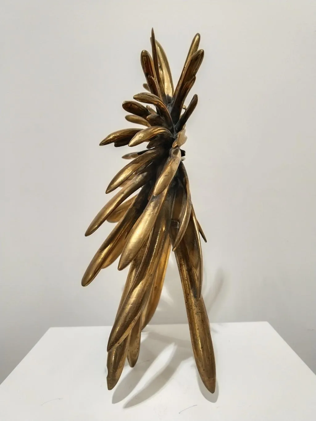 Meeresbewohner Bronzeskulptur 4