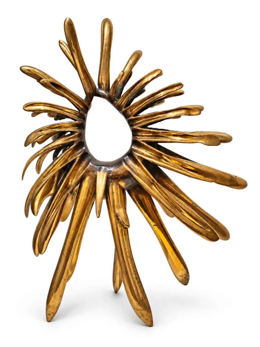Meeresbewohner Bronzeskulptur