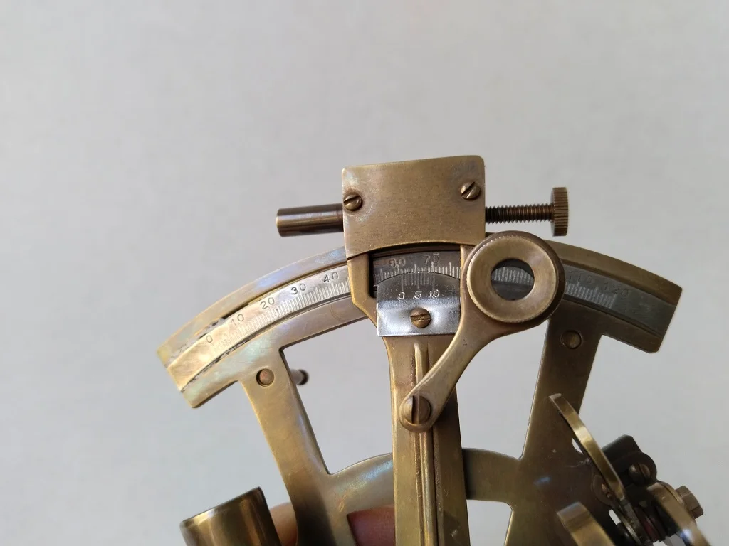 Messing Nautisch Sextant Navigationsinstrument der Seefahrt 10
